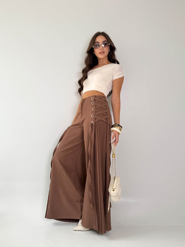 PANTALÓN CORSET MARSELLA CHOCOLATE