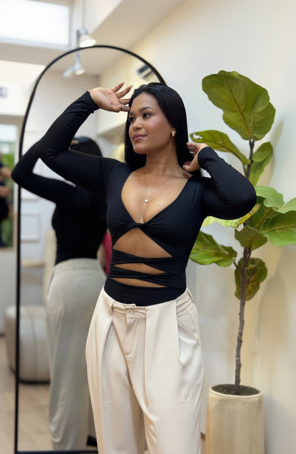 BODY NUDOS ADELANTE ALEXA NEGRO