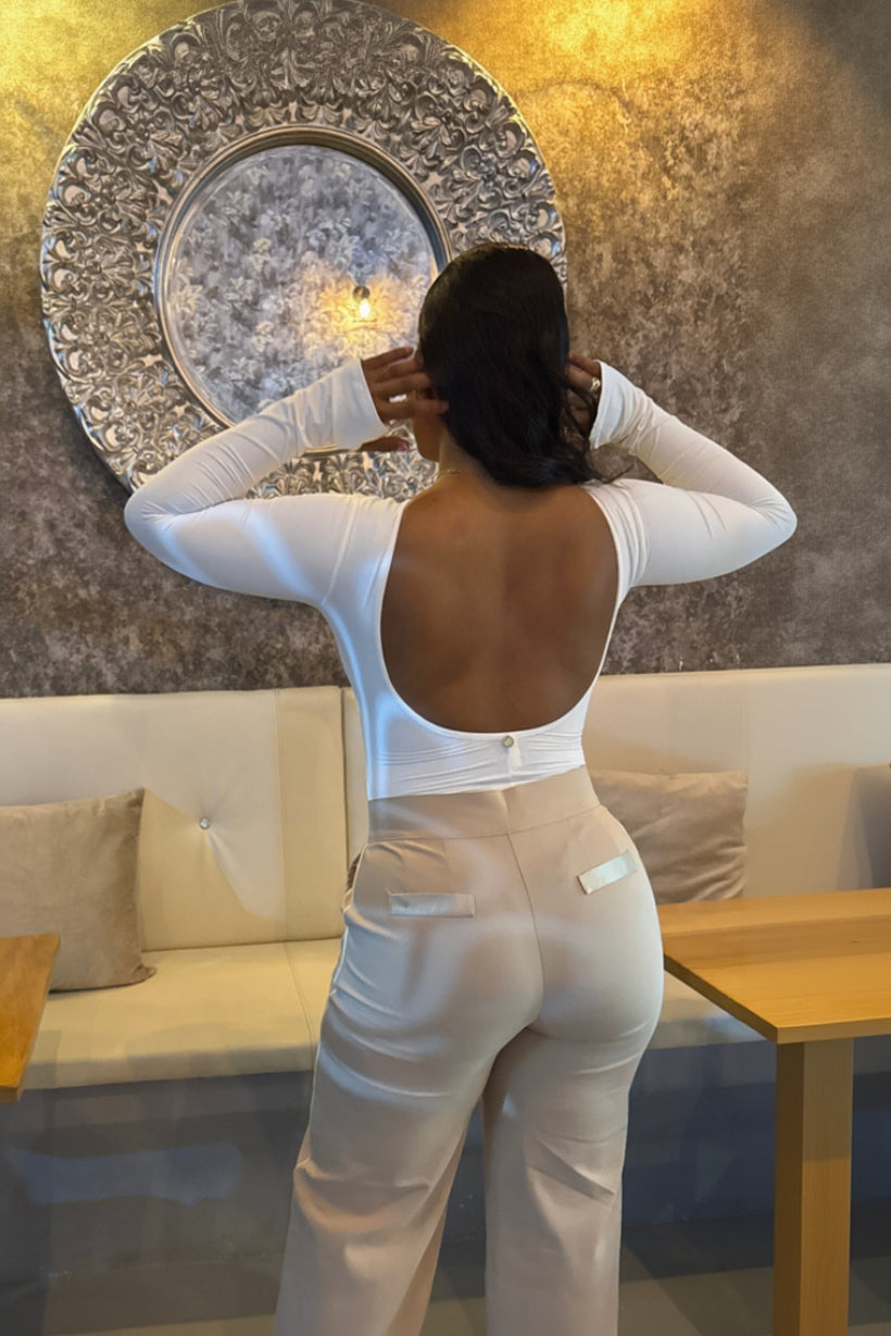 BODY LUNA ESPALDA DESCUBIERTA MARFIL