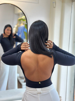 BODY LUNA ESPALDA DESCUBIERTA NEGRO