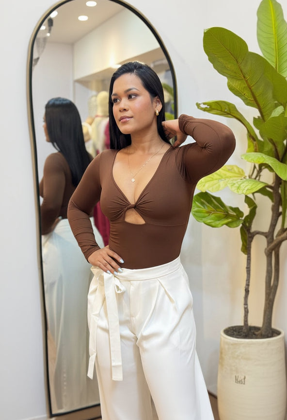 BODY NUDO ADELANTE CHOCOLATE