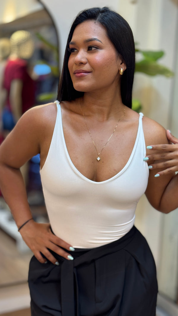 BODY TOP INVISIBLE MARFIL