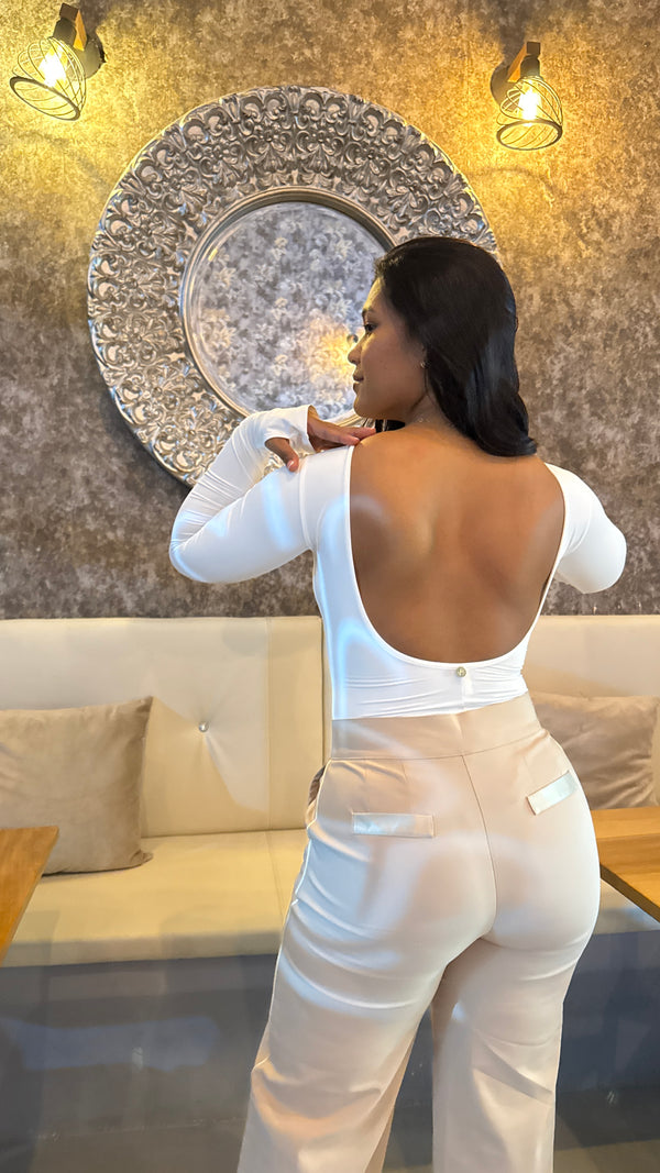 BODY LUNA ESPALDA DESCUBIERTA MARFIL