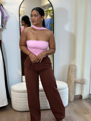 BODY STRAPLE BANDA ROSA PASTEL