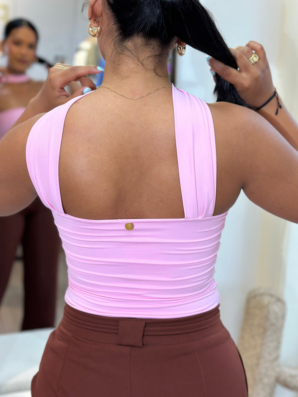 BODY STRAPLE BANDA ROSA PASTEL