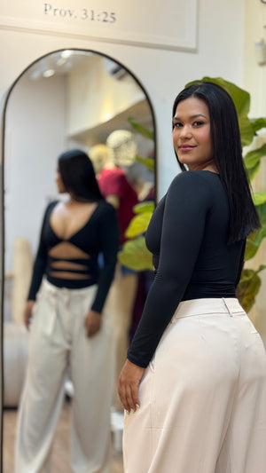 BODY NUDOS ADELANTE ALEXA NEGRO