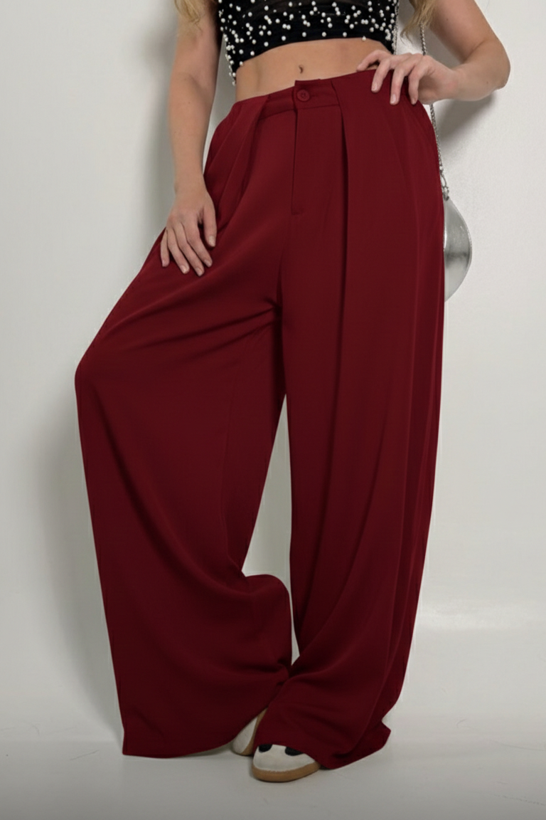 PANTALÓN CLÁSICO FJRD BURGUNDY