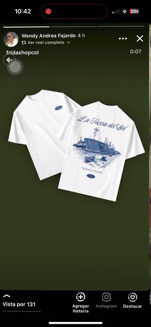 T SHIRT •LA TIERRA DEL SOL•
